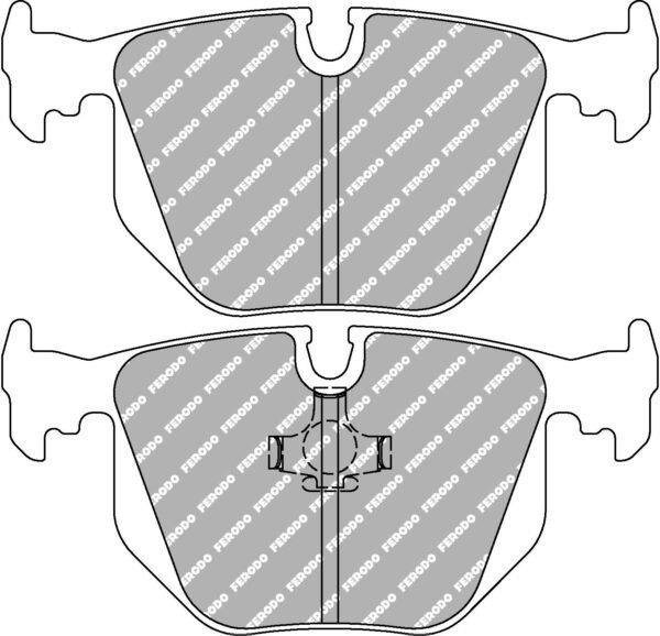 FER-FCP857H - Ferodo DS2500 Brake Pads; Rear - Image 3