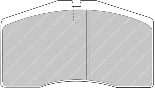 FER-FCP891H - Ferodo DS2500 Brake Pads; Front - Image 3