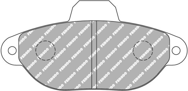 FER-FCP925H - Ferodo DS2500 Brake Pads; Front - Image 3