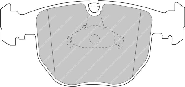 FER-FCP997H - Ferodo DS2500 Brake Pads; Front - Image 3