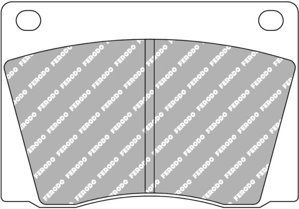 FER-FCP9H - Ferodo DS2500 Brake Pads; Front - Image 3