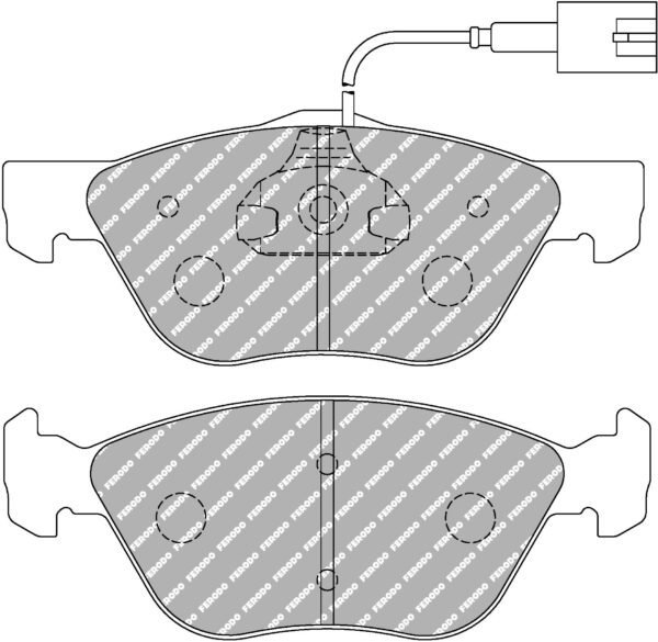 FDS1052 - Ferodo DS Performance Brake Pads; Front - Image 3