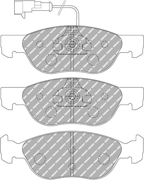 FDS1056 - Ferodo DS Performance Brake Pads; Front - Image 3