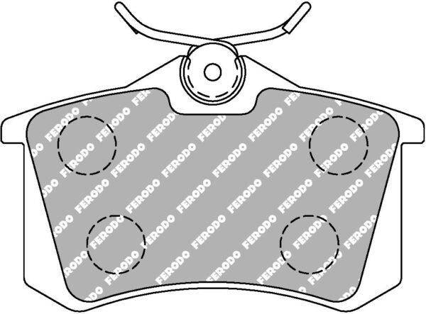 FDS1083 - Ferodo DS Performance Brake Pads; Rear - Image 3