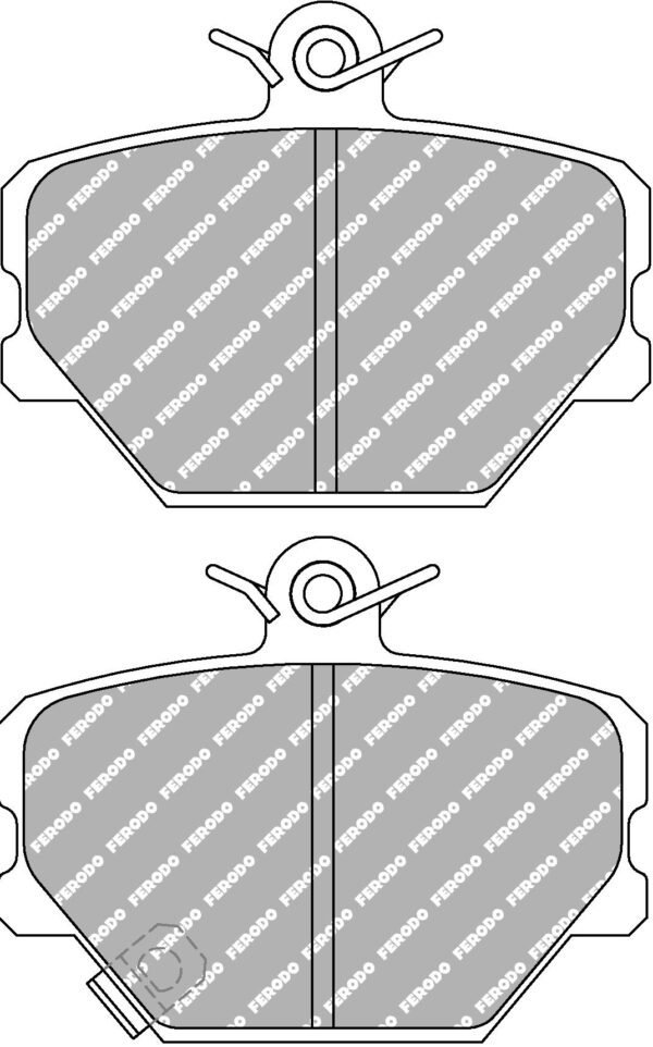 FDS1162 - Ferodo DS Performance Brake Pads; Front - Image 3