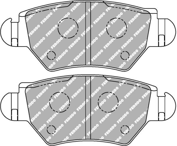FDS1294 - Ferodo DS Performance Brake Pads; Rear - Image 3