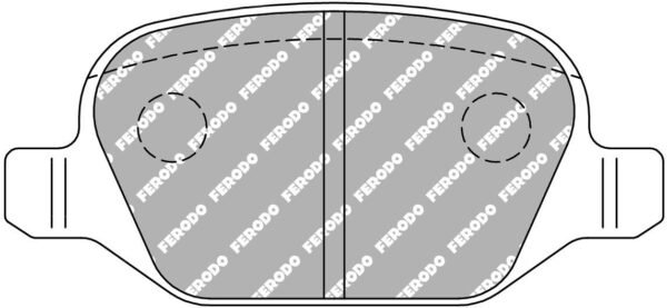 FDS1349 - Ferodo DS Performance Brake Pads; Rear - Image 3