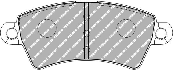 FDS1370 - Ferodo DS Performance Brake Pads; Front - Image 3