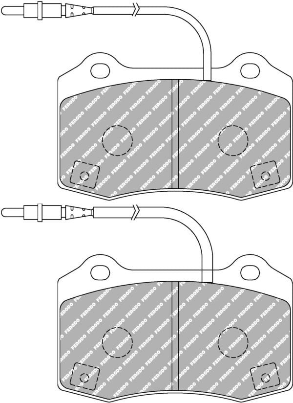 FDS1379 - Ferodo DS Performance Brake Pads; Front - Image 3