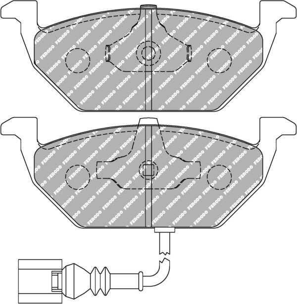 FDS1398 - Ferodo DS Performance Brake Pads; Front - Image 3