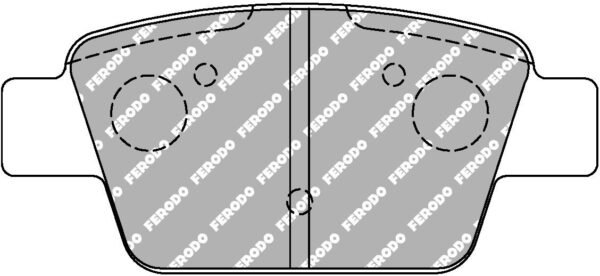 FDS1469 - Ferodo DS Performance Brake Pads; Rear - Image 3