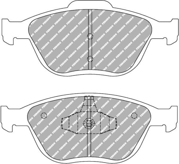 FDS1568 - Ferodo DS Performance Brake Pads; Front - Image 3