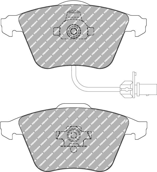 FDS1629 - Ferodo DS Performance Brake Pads; Front - Image 3