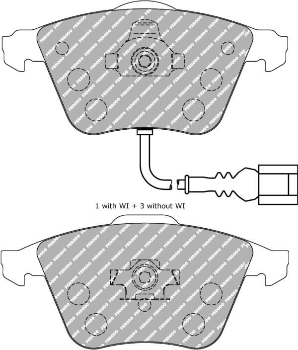 FDS1765 - Ferodo DS Performance Brake Pads; Front - Image 3
