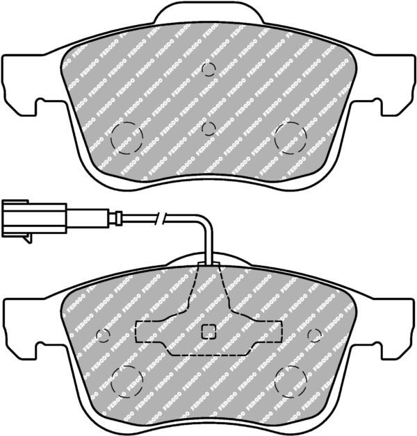FDS1805 - Ferodo DS Performance Brake Pads; Front - Image 3