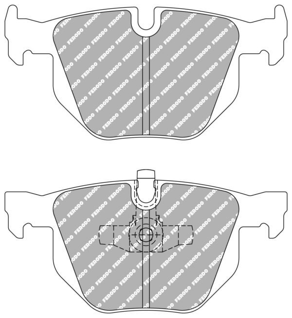 FDS1808 - Ferodo DS Performance Brake Pads; Rear - Image 3