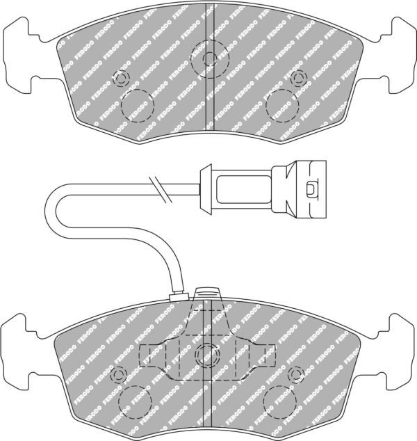 FDS276 - Ferodo DS Performance Brake Pads; Front - Image 3