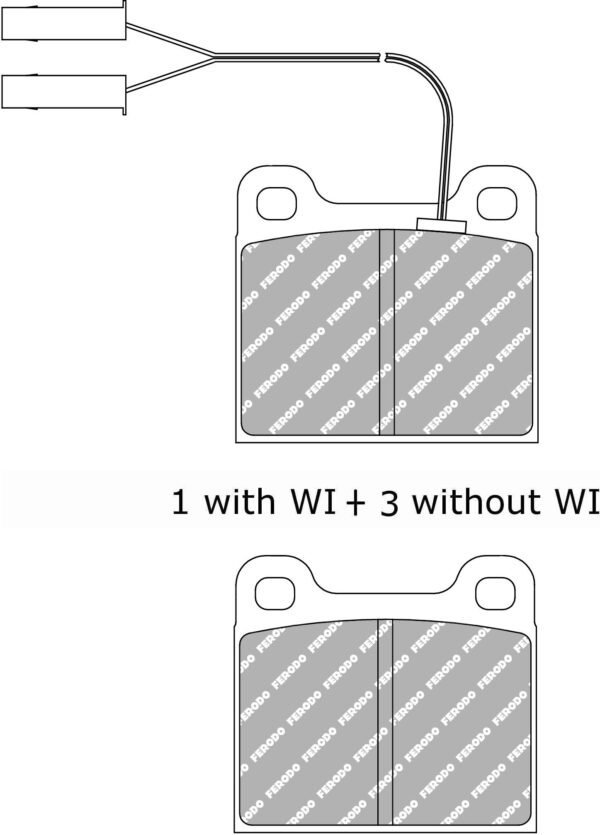 FDS2 - Ferodo DS Performance Brake Pads; Front/Rear - Image 3