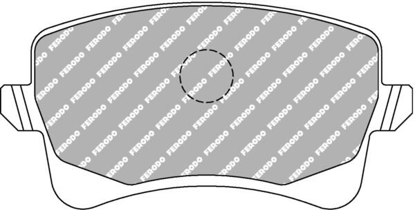 FDS4050 - Ferodo DS Performance Brake Pads; Rear - Image 3