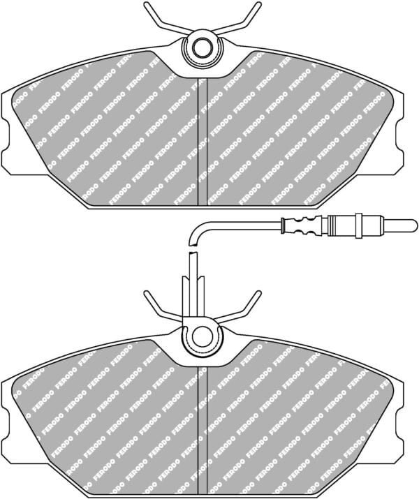 FDS406 - Ferodo DS Performance Brake Pads; Front - Image 3