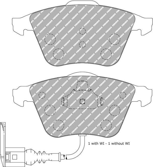 FDS4223 - Ferodo DS Performance Brake Pads; Front - Image 3