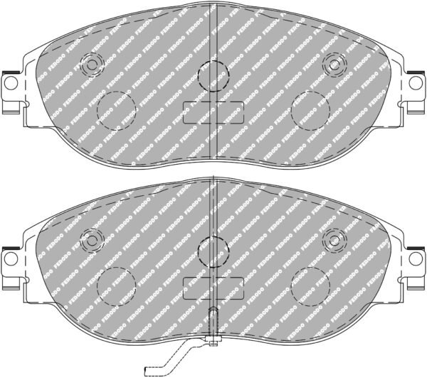 FDS4425 - Ferodo DS Performance Brake Pads; Front - Image 3