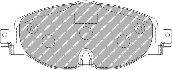 FDS4433 - Ferodo DS Performance Brake Pads; Front - Image 3