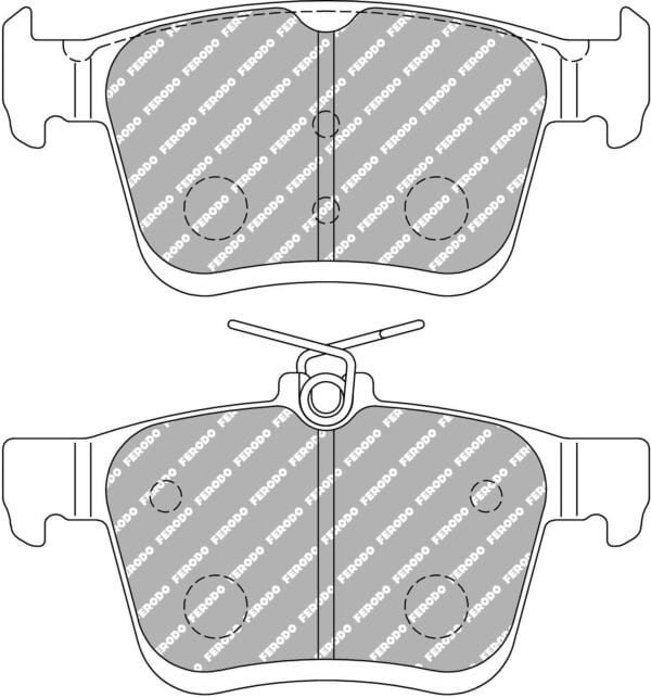 FDS4434 - Ferodo DS Performance Brake Pads; Rear - Image 3