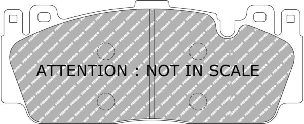 FDS4712 - Ferodo DS Performance Brake Pads; Front - Image 3