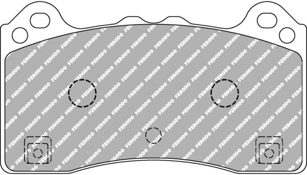 FDS4830 - Ferodo DS Performance Brake Pads; Front - Image 3