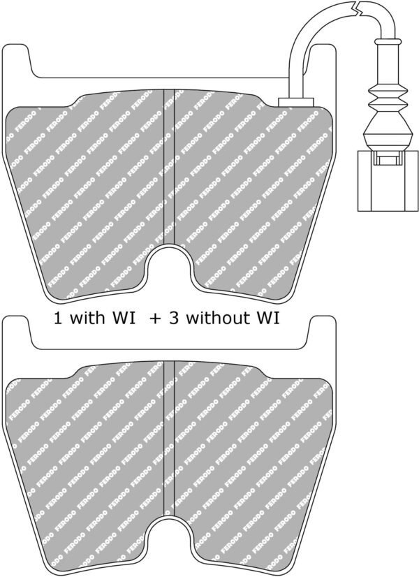 FDS5023 - Ferodo DS Performance Brake Pads; Front - Image 3