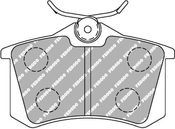 FDS541 - Ferodo DS Performance Brake Pads; Front/Rear - Image 3