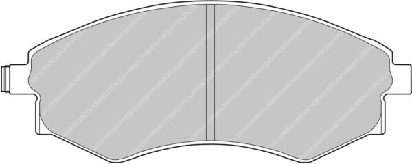 FDS600 - Ferodo DS Performance Brake Pads; Front - Image 3
