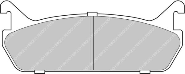 FDS654 - Ferodo DS Performance Brake Pads; Rear - Image 3