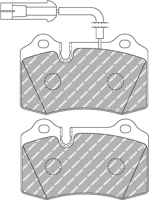 FDS721 - Ferodo DS Performance Brake Pads; Front/Rear - Image 3