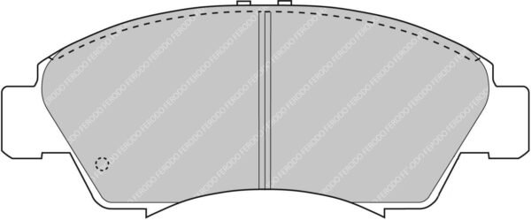 FDS777 - Ferodo DS Performance Brake Pads; Front - Image 3