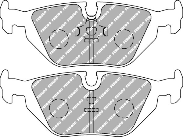 FDS850 - Ferodo DS Performance Brake Pads; Rear - Image 3