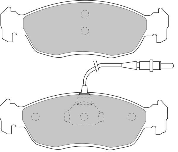 FDS876 - Ferodo DS Performance Brake Pads; Front - Image 3