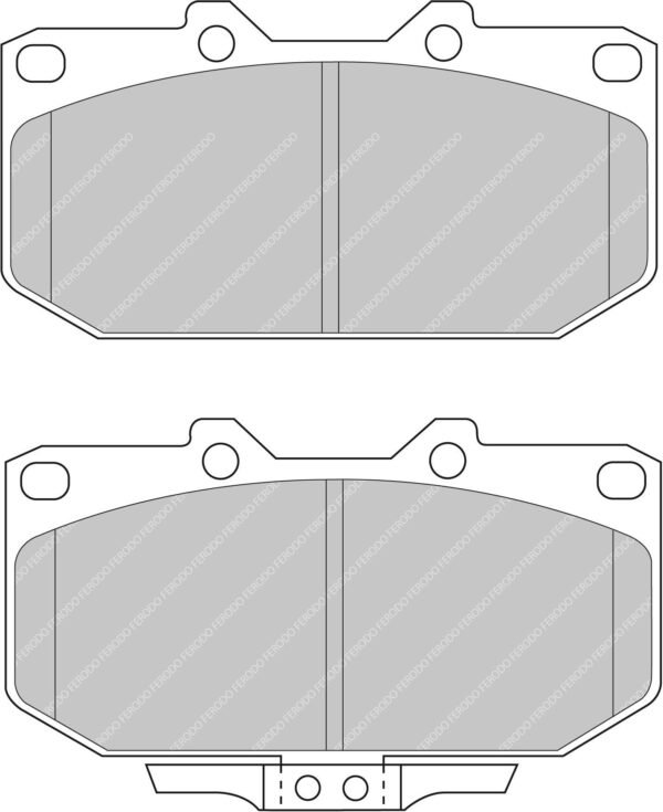 FDS986 - Ferodo DS Performance Brake Pads; Front - Image 3