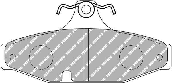 FDSE6002 - Ferodo DS Performance Brake Pads; Rear - Image 3