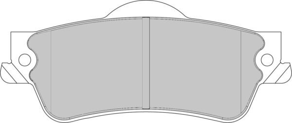 FDSE6021 - Ferodo DS Performance Brake Pads; Rear - Image 3