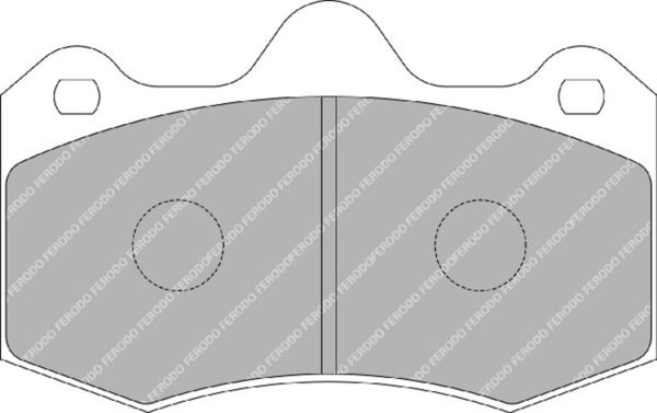 FDSR3083 - Ferodo DS Performance Brake Pads; Front/Rear - Image 3
