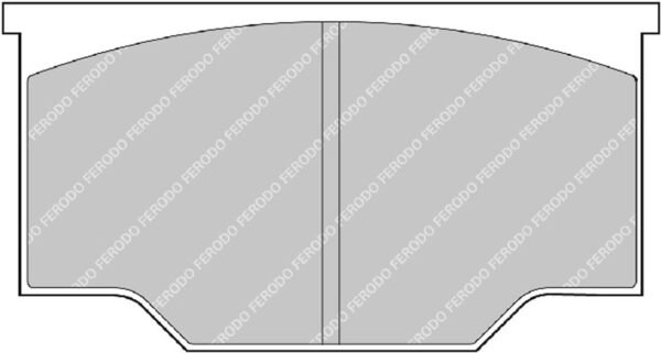 FER-FRP101R - Ferodo DS3000 Brake Pads; - Image 3