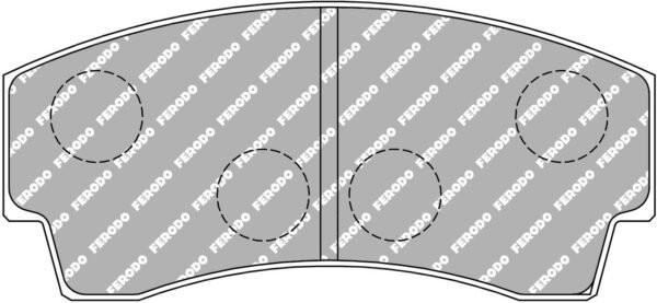 FER-FRP219Z - Ferodo DS UNO Brake Pads; Front/Rear - Image 3