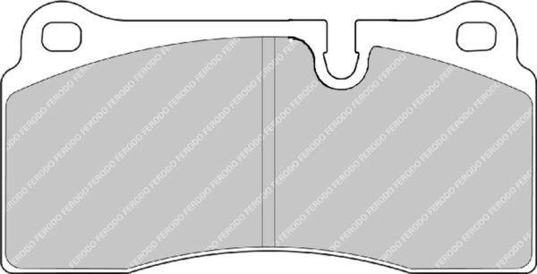 FER-FRP3028R - Ferodo DS3000 Brake Pads; Front - Image 3