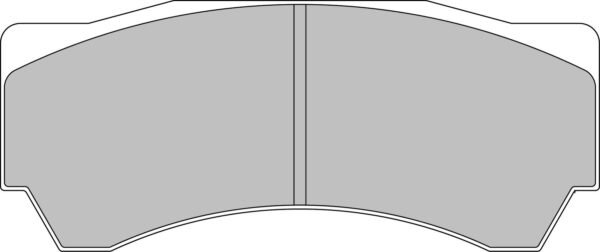 FER-FRP3081H - Ferodo DS2500 Brake Pads; Front - Image 3