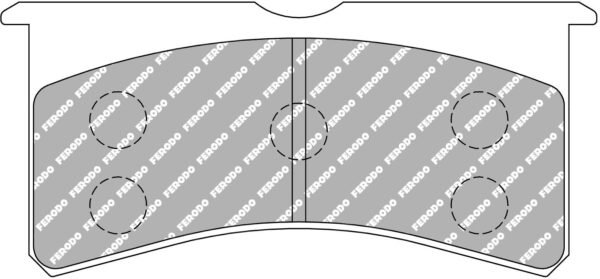 FER-FRP3097G - Ferodo DS3.12 Brake Pads; Front - Image 3