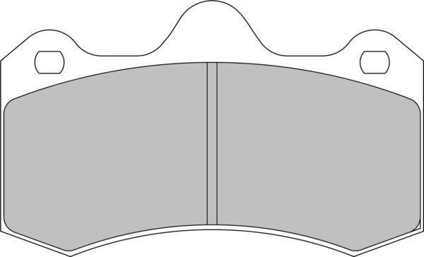 FER-FRP3107R - Ferodo DS3000 Brake Pads; Front - Image 3