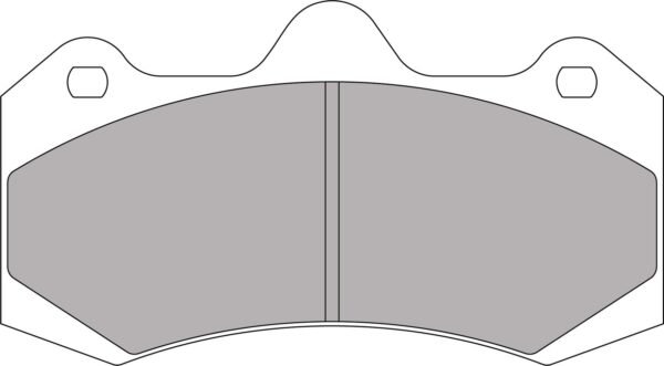 FER-FRP3114H - Ferodo DS2500 Brake Pads; - Image 3