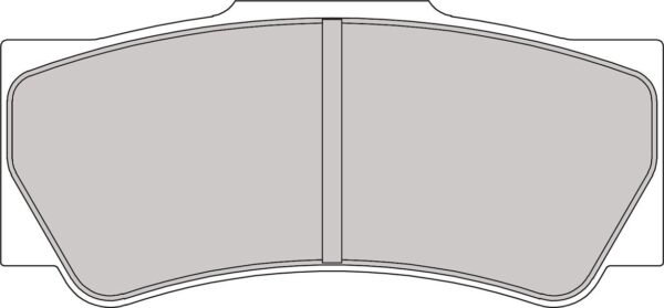 FER-FRP3117R - Ferodo DS3000 Brake Pads; - Image 3